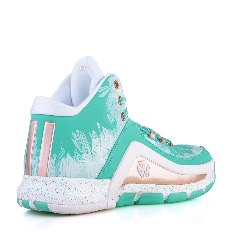 мужские мятные баскетбольные кроссовки  adidas J Wall 2 S85575 - цена, описание, фото 2